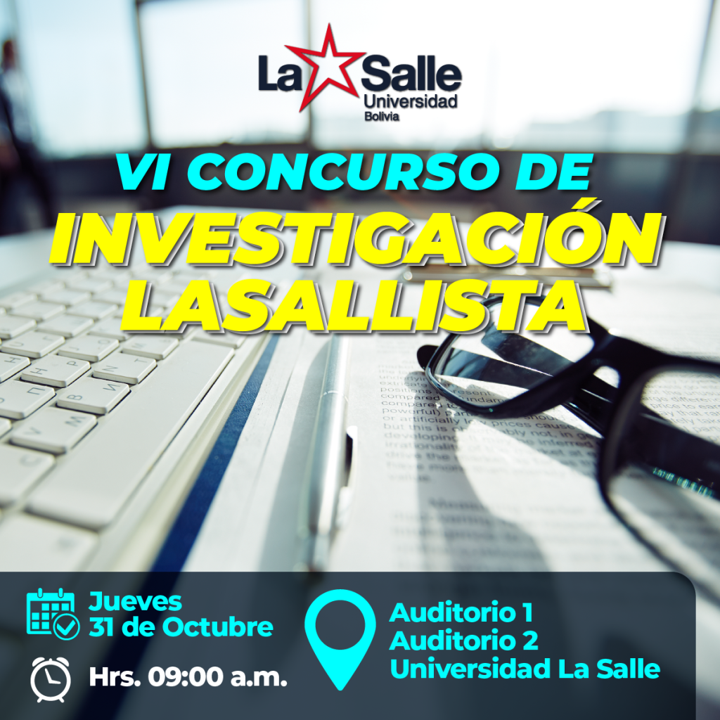 VI CONCURSO DE INVESTIGACIÓN LASALLISTA